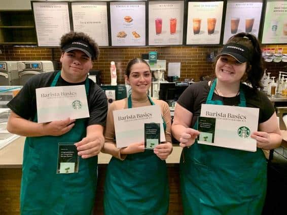 Starbucks Montana 15 year old employees